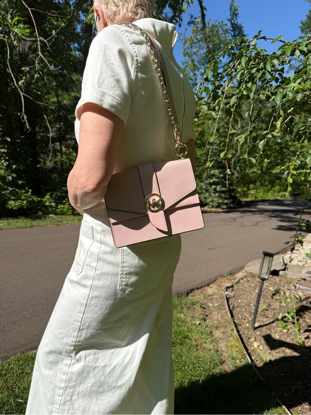 Michael Kors Greenwich Small Saffiano Leather Crossbody Bag, FREE wallet!
